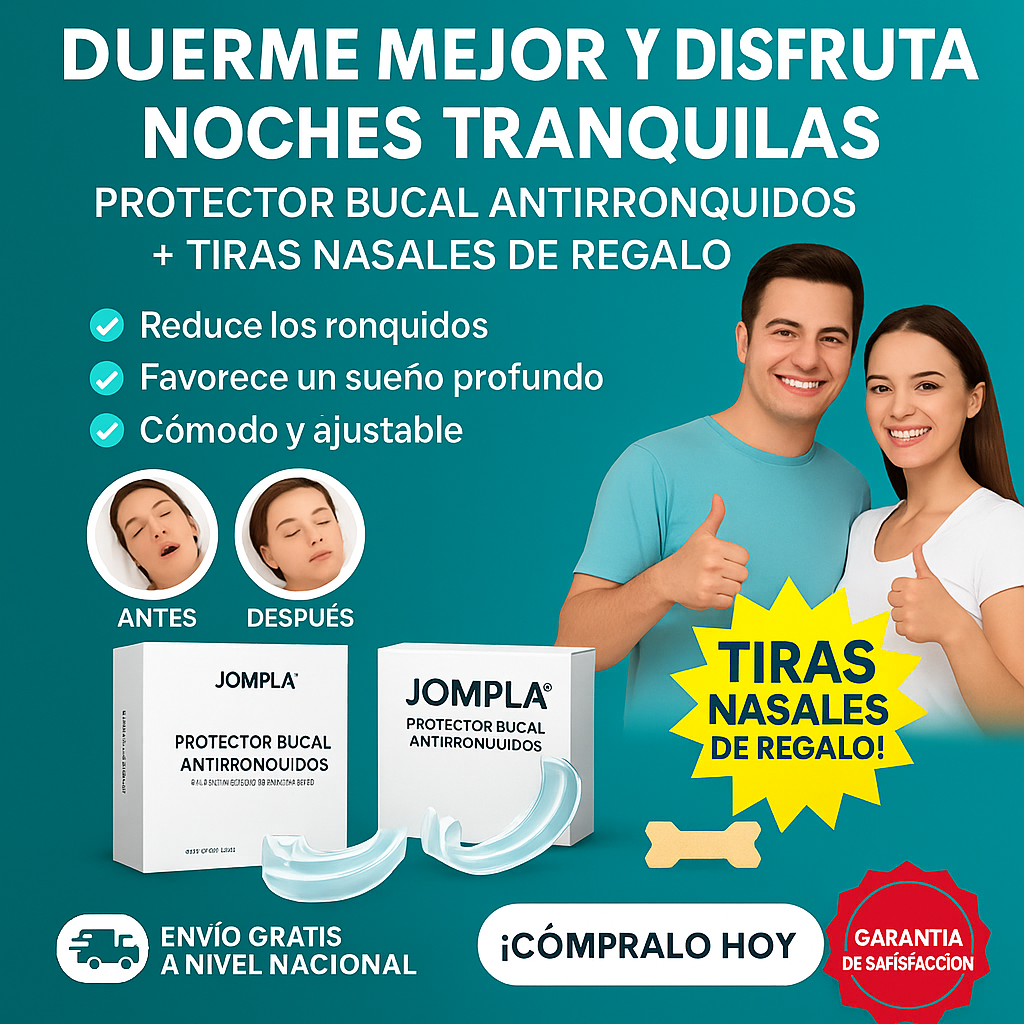 PROTECTOR BUCAL ANTIRRONQUIDOS + *REGALO*