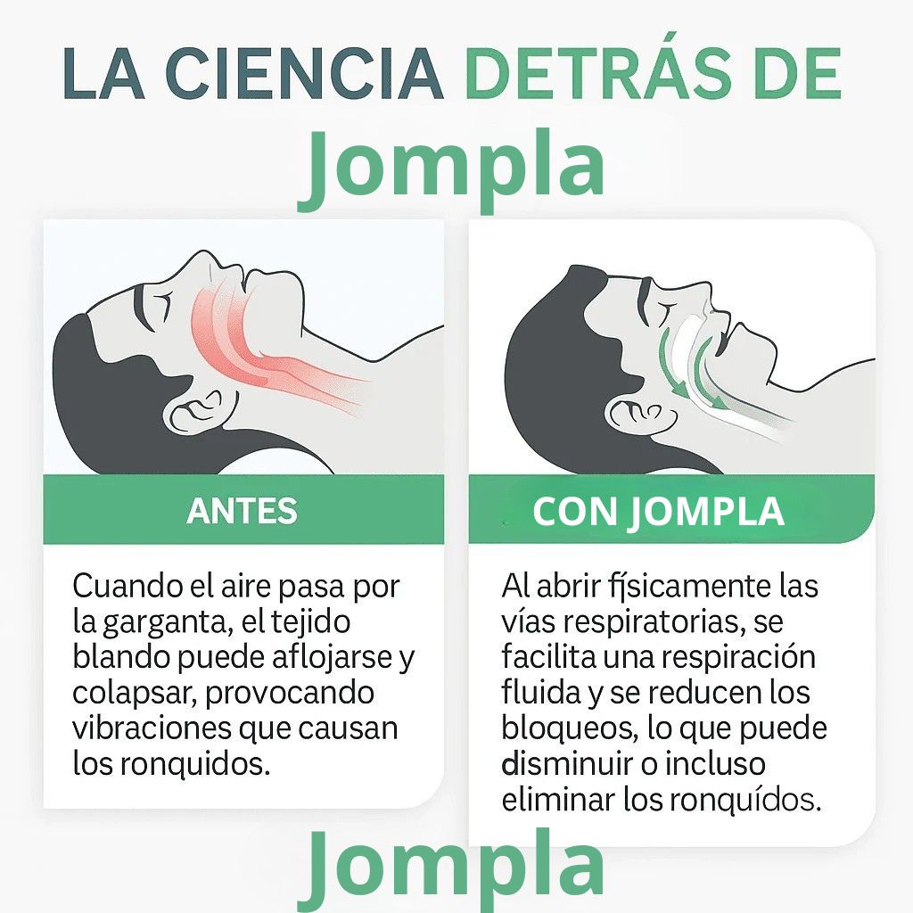 JOMPLA® La solución definitiva para acabar con los ronquidos